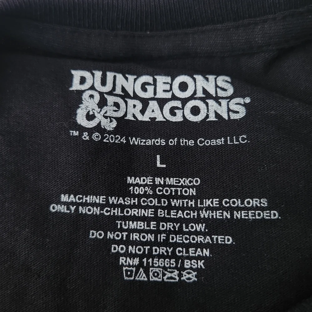Journeys Dungeons & Dragons Tee - Little Kid / Big Kid - Black. Size Large. New. - Picture 6 of 7